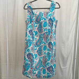 Colorful paisley dress